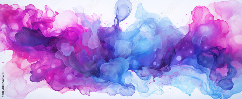 Abstract watercolor liquid fluid big wave for textures Isolated background