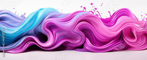 Abstract watercolor liquid fluid big wave for textures Isolated background