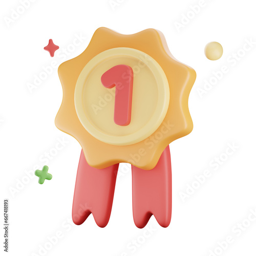 Awardly - Reward & Achievement 3D Icon Set 
