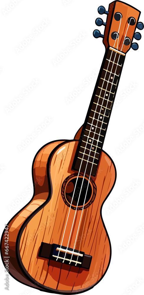 Fototapeta premium Cute ukulele