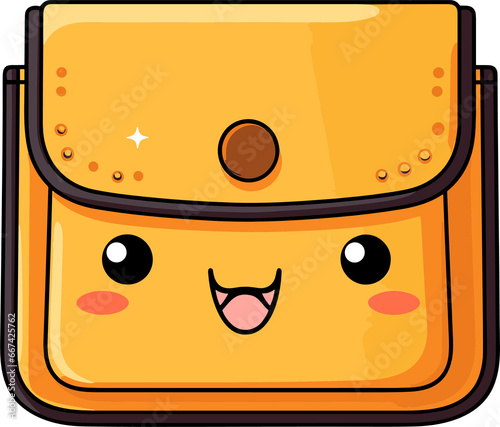 Cute pocket in cartoon style photo