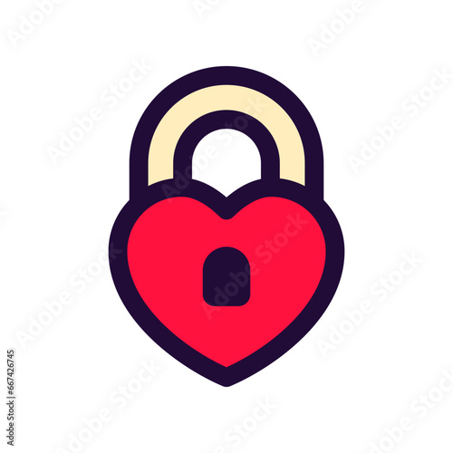 Love Padlock Icon