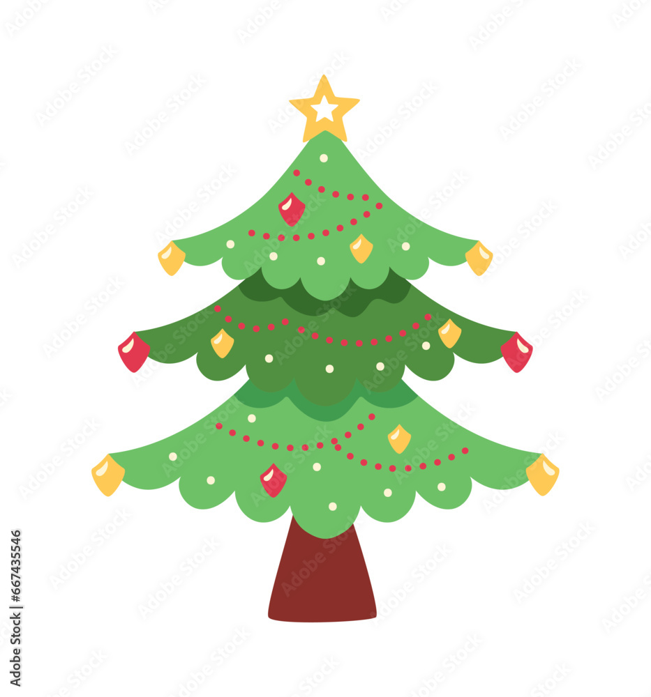 christmas tree with lights christmas tree with lights