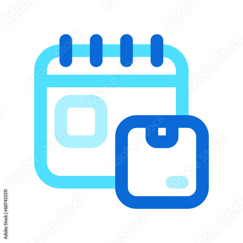 Editable package delivery schedule vector icon. Shipping, delivery, e-commerce, logistics. Part of a big icon set family. Perfect for web and app interfaces, presentations, infographics, etc