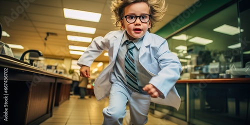 Kid projecting a future in ...