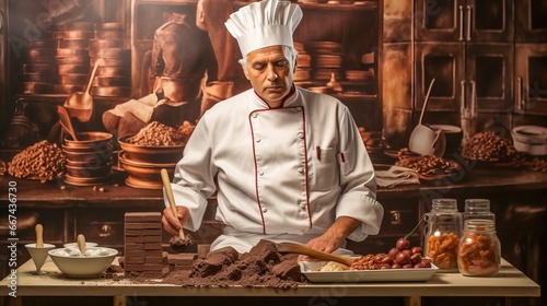 Artisan chocolate maker, ge...