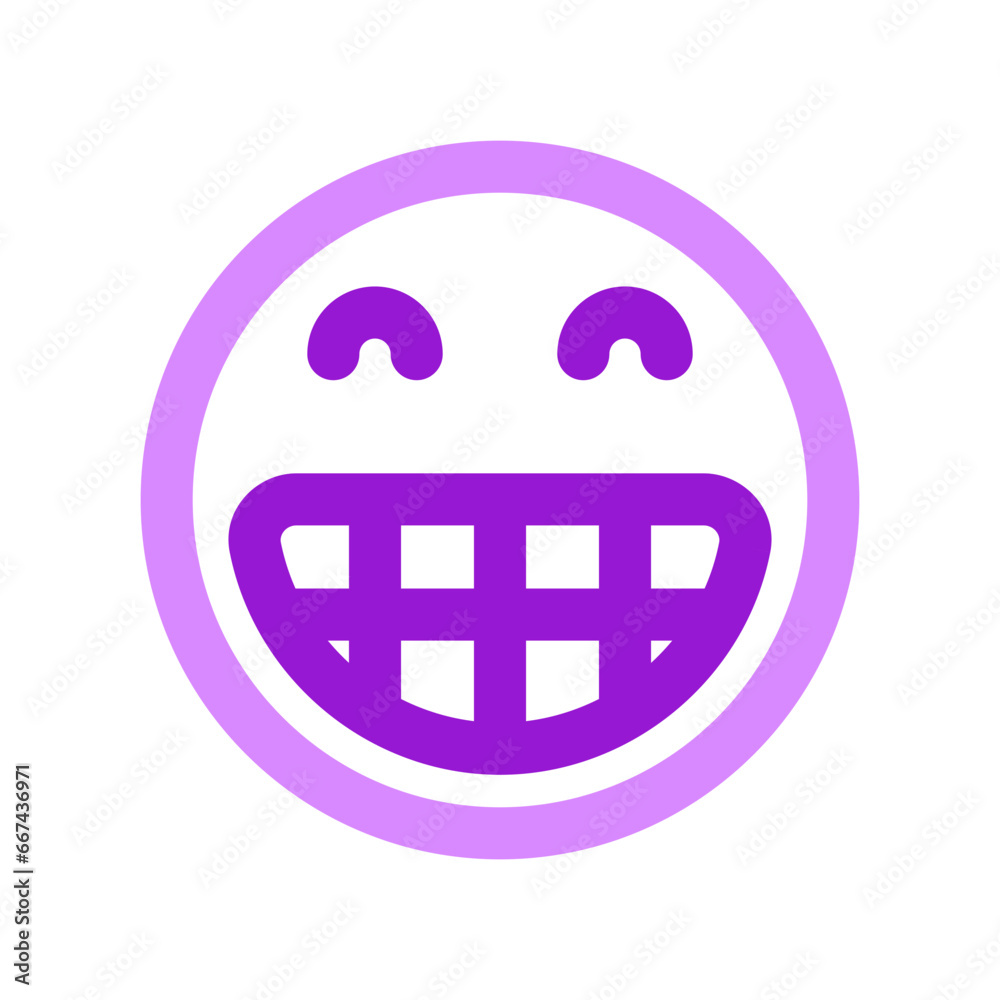 Editable happy grin expression emoticon vector icon. Part of a big icon set family. Part of a big icon set family. Perfect for web and app interfaces, presentations, infographics, etc Editable happy grin expression emoticon vector icon. Part of a big icon set family. Part of a big icon set family. Perfect for web and app interfaces, presentations, infographics, etc