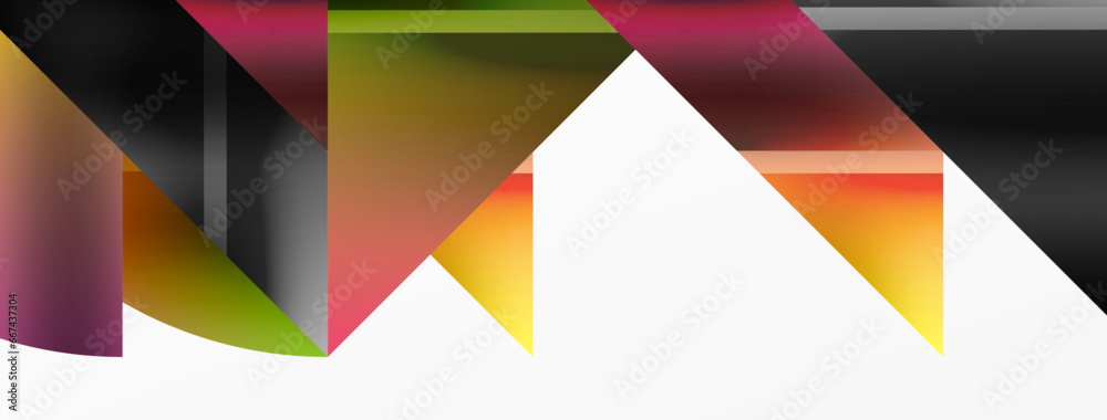 Minimalistic elegance shines through in this metallic background, showcasing composition of circles and triangles, creating geometric masterpiece Minimalistic elegance shines through in this metallic background, showcasing composition of circles and triangles, creating geometric masterpiece