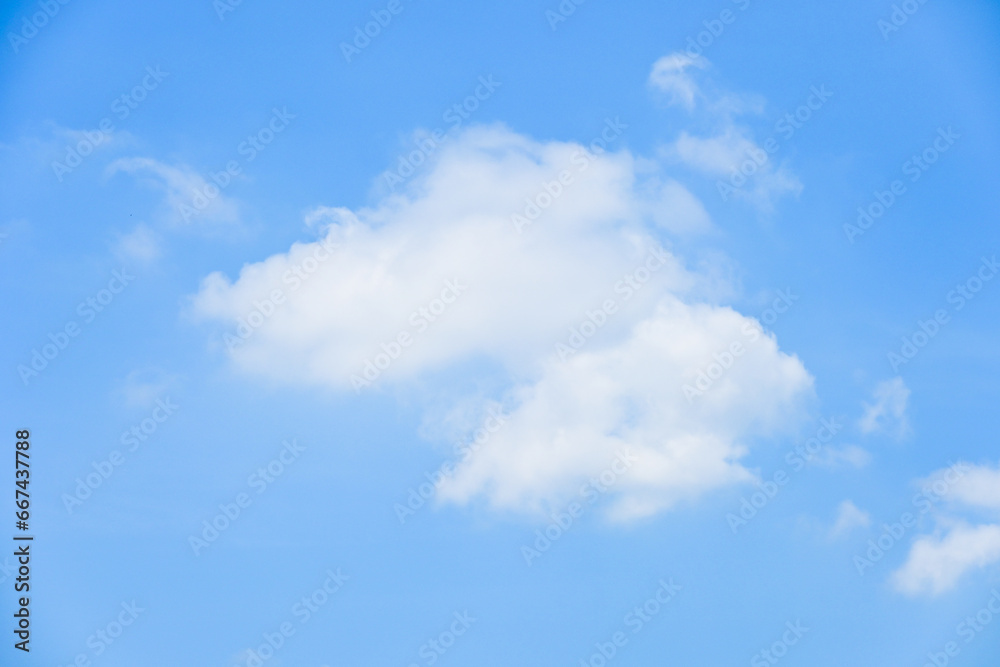 beautiful blue sky and white fluffy group of clouds with sunrise in the morning, natural background beautiful blue sky and white fluffy group of clouds with sunrise in the morning, natural background