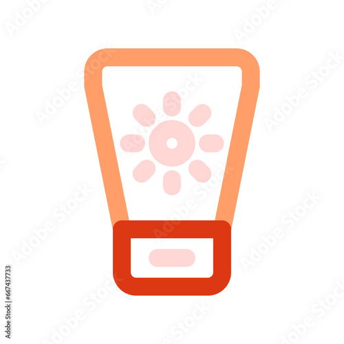 Editable sunblock vector icon. Cosmetics, makeup, skincare, beauty. Part of a big icon set family. Perfect for web and app interfaces, presentations, infographics, etc