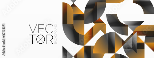 Geometric minimalism with triangles and circles. Blend of basic shapes creating serene, visually pleasing compositions. Wallpaper, banner, background, landing page, wall art, invitation, prints