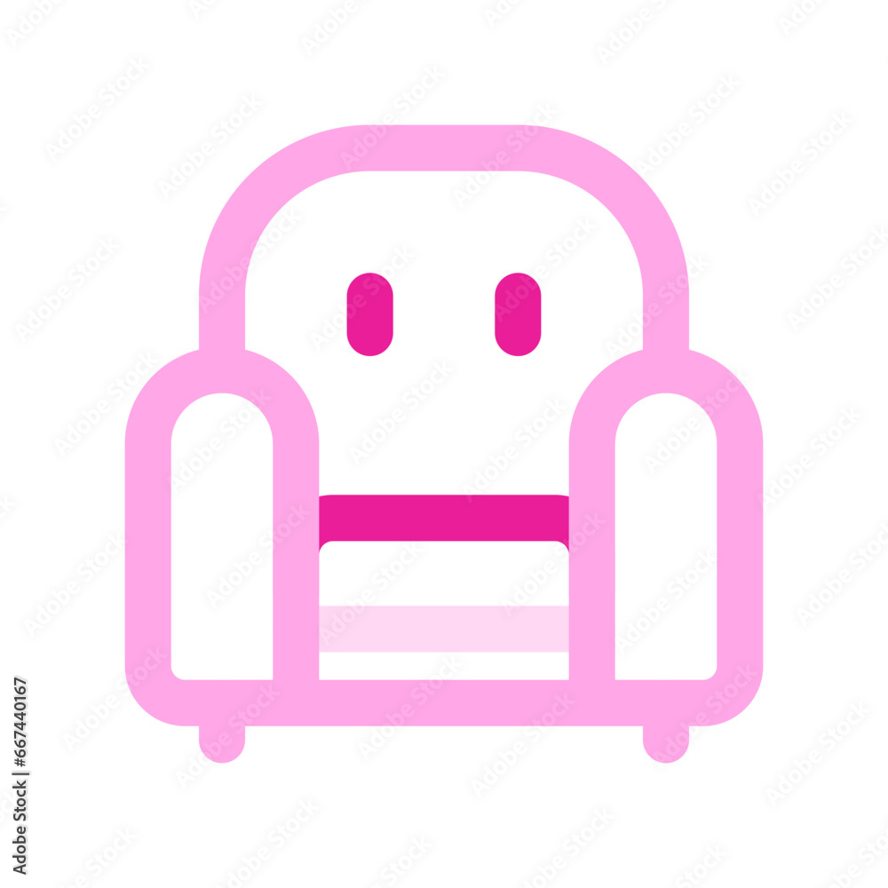 Editable sofa, chair vector icon. Part of a big icon set family. Perfect for web and app interfaces, presentations, infographics, etc Editable sofa, chair vector icon. Part of a big icon set family. Perfect for web and app interfaces, presentations, infographics, etc