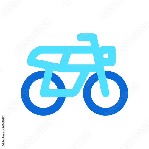 Editable motorbike vector icon. Vehicles, transportation, travel. Part of a big icon set family. Perfect for web and app interfaces, presentations, infographics, etc