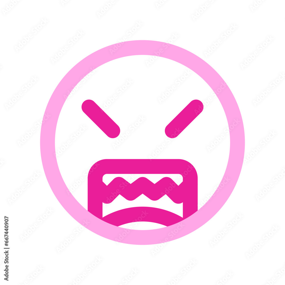 Editable angry, upset face vector icon. Part of a big icon set family. Perfect for web and app interfaces, presentations, infographics, etc Editable angry, upset face vector icon. Part of a big icon set family. Perfect for web and app interfaces, presentations, infographics, etc