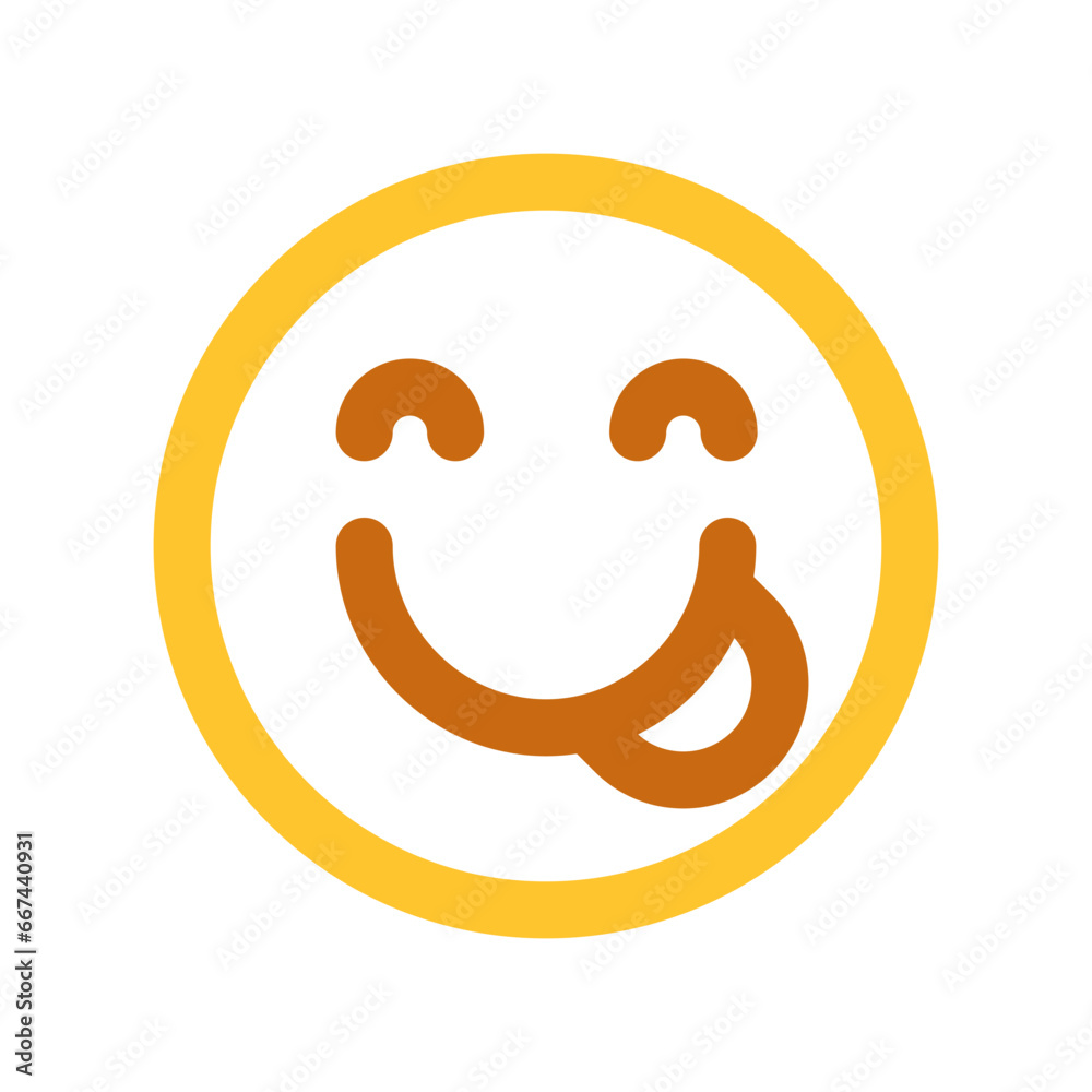 Editable yummy, hungry, tongue-out face vector icon. Part of a big icon set family. Perfect for web and app interfaces, presentations, infographics, etc Editable yummy, hungry, tongue-out face vector icon. Part of a big icon set family. Perfect for web and app interfaces, presentations, infographics, etc
