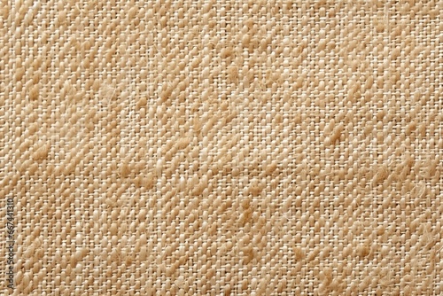 Detailed woven fabric texture background mesh pattern light beige color blank. Jute hessian sackcloth burlap canvas Natural weaving fiber linen and cotton cloth texture as clean empty for decoration.
