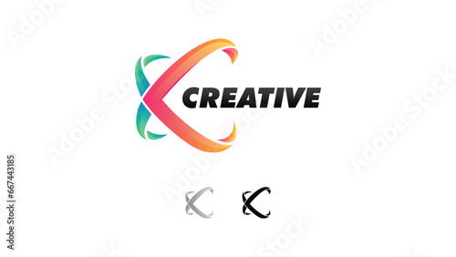 Discover Creativity: Modern Logotype with an Abstract 'X' Logo Design Template for Your Unique Brand Identity. Vector Illustration.