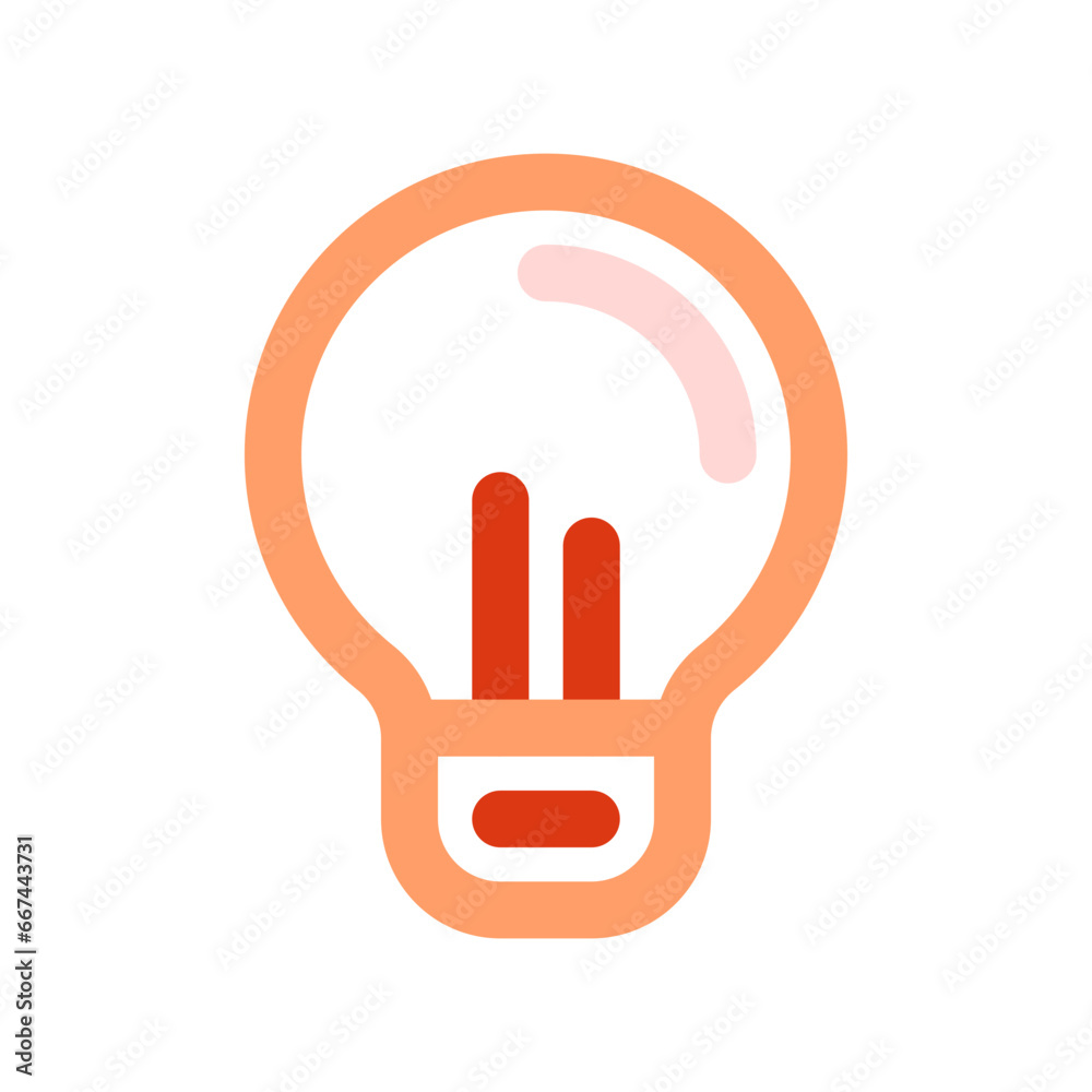 Obraz premium Editable lightbulb, idea vector icon. Part of a big icon set family. Perfect for web and app interfaces, presentations, infographics, etc