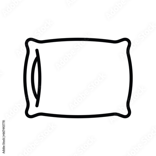 pillow icon vector design template simple and clean