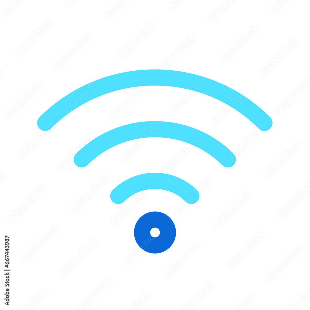 Editable vector wifi access signal icon. Part of a big icon set family. Perfect for web and app interfaces, presentations, infographics, etc