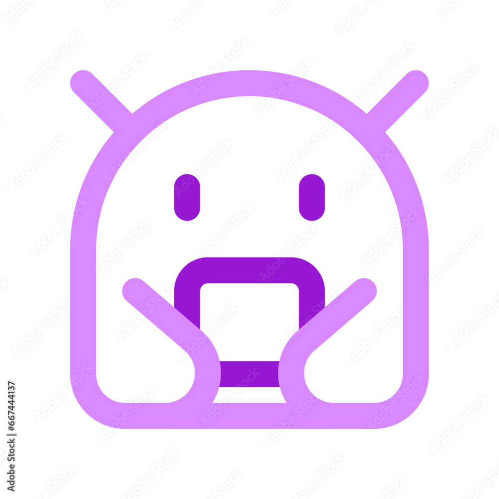 Editable vector robot icon. Part of a big icon set family. Perfect for web and app interfaces, presentations, infographics, etc Editable vector robot icon. Part of a big icon set family. Perfect for web and app interfaces, presentations, infographics, etc
