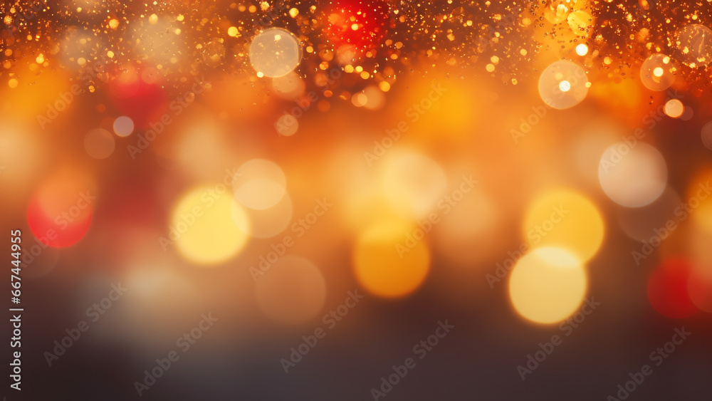 Fototapeta premium Festive Bokeh Photography Magic of Christmas Lights