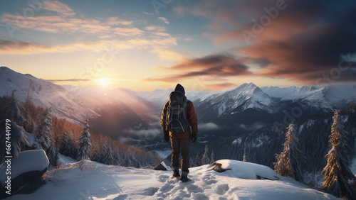 Embrace Winter's Beauty Adventure Hiking in Nature