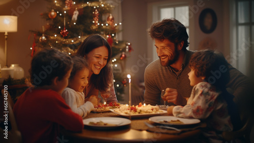 Heartwarming Family for Christmas and New Year Celebrations
