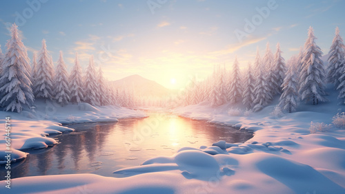 Winter Wonderland the Serene Beauty of Snowy Landscapes