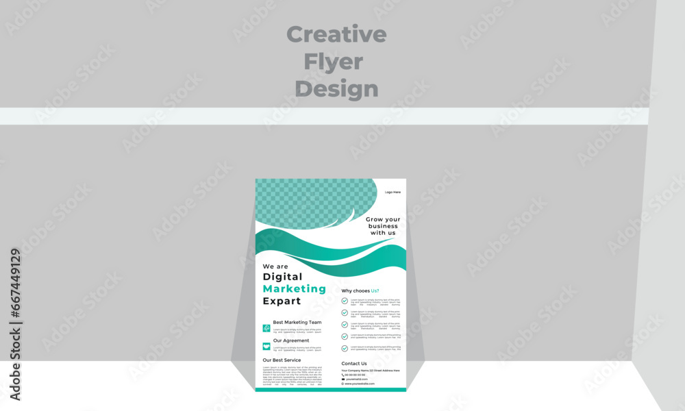Creative business flyer design Creative business flyer design
