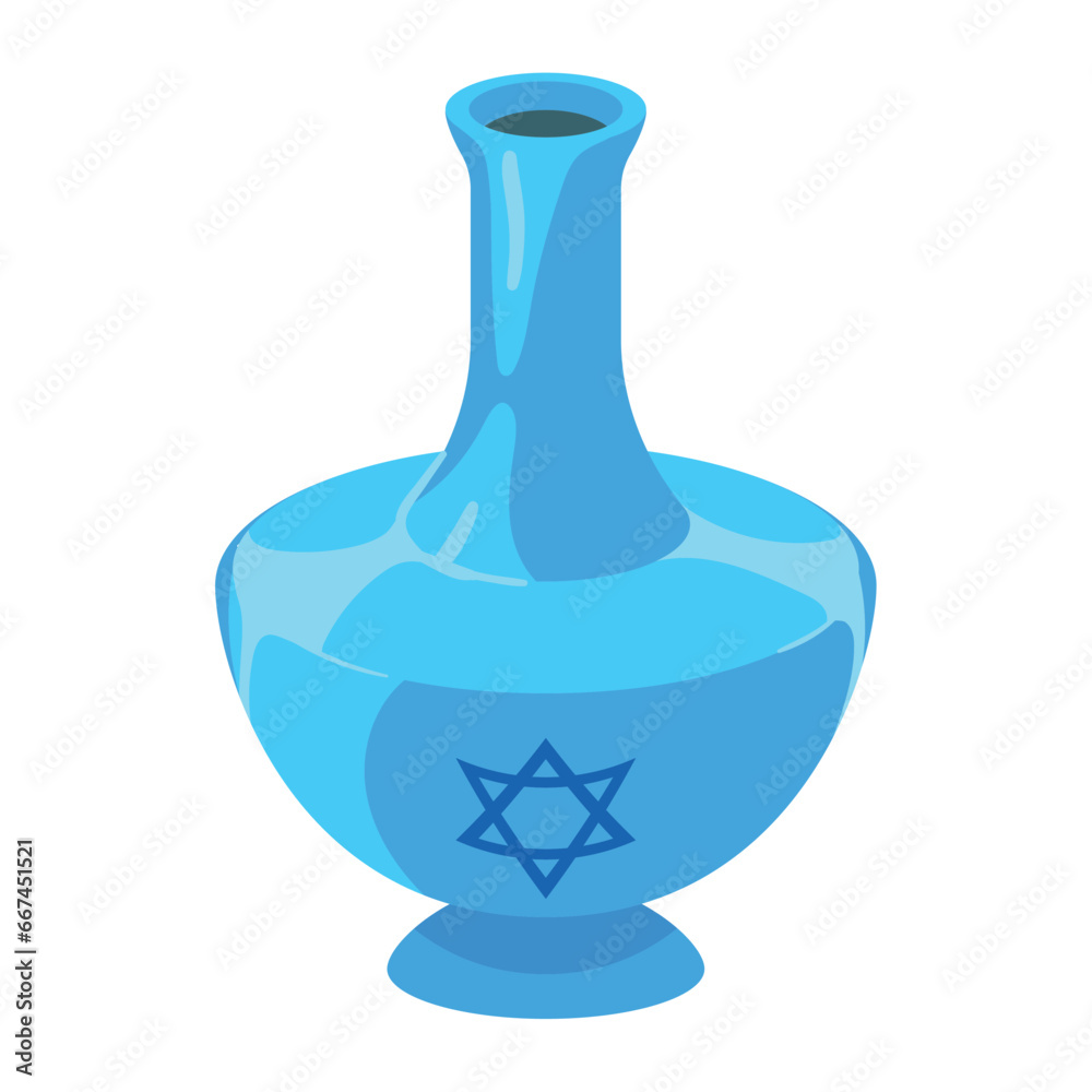 hanukkah vase isolated hanukkah vase isolated