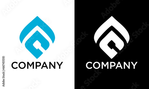 CA letter logo design and minimalist logo .vector template.