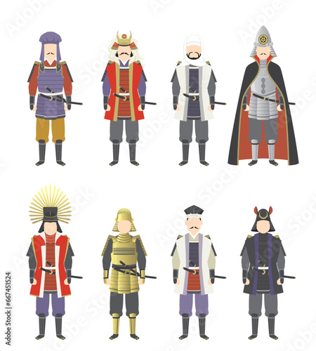 歴史人物イラスト集〜日本の戦国大名