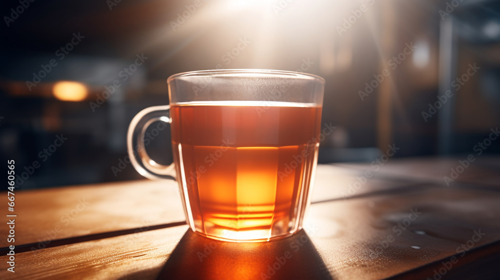 Captivating Close-Up Centered Shot Angle of a tea cup 3