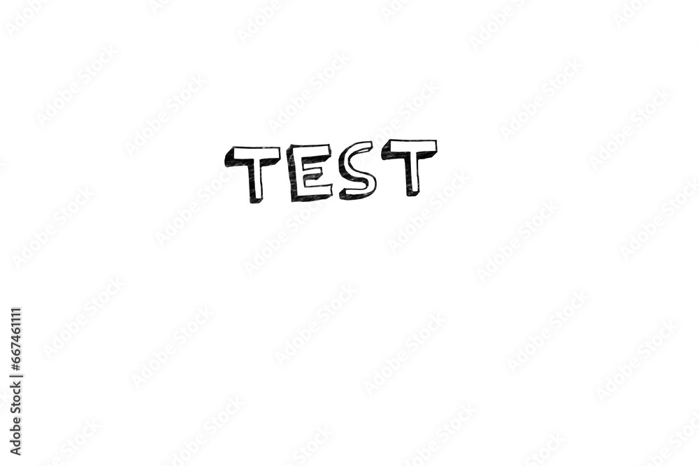 Digital png black text of test on transparent background Digital png black text of test on transparent background