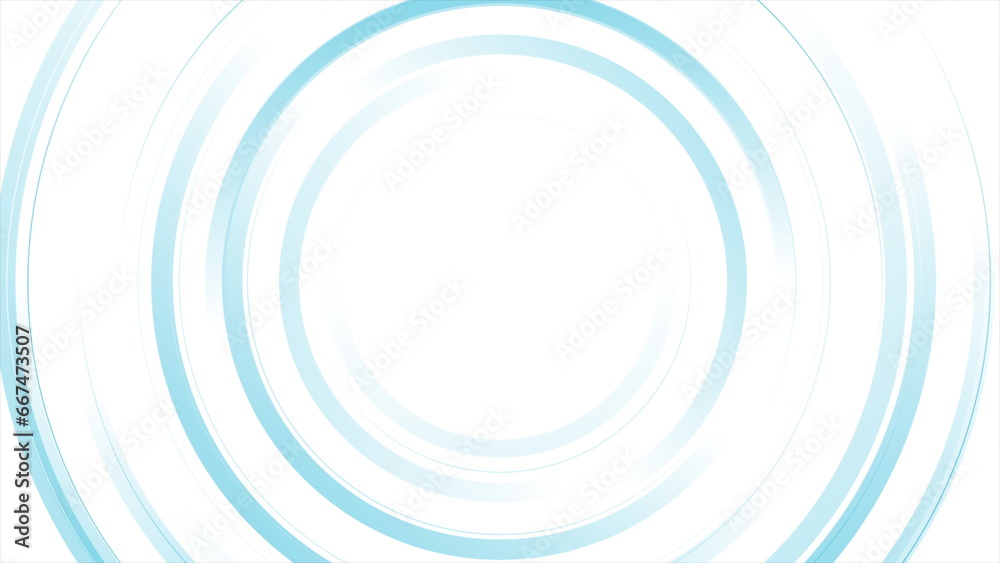 Blue minimal circular lines and stripes abstract tech background Blue minimal circular lines and stripes abstract tech background