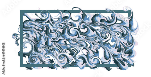Slika na platnu Ornament Background Stock Illustration