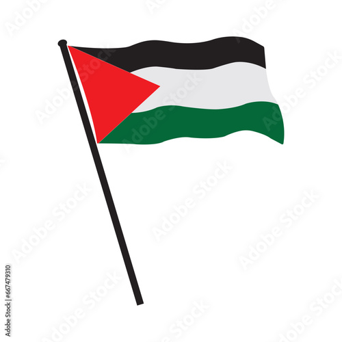 Fotografie Palestine flag icon