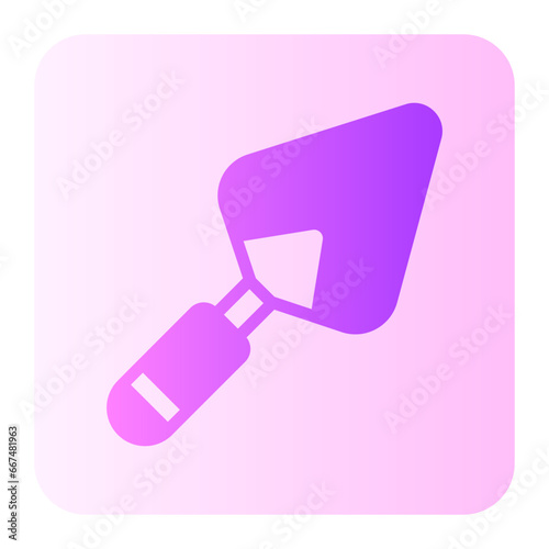 trowel gradient icon