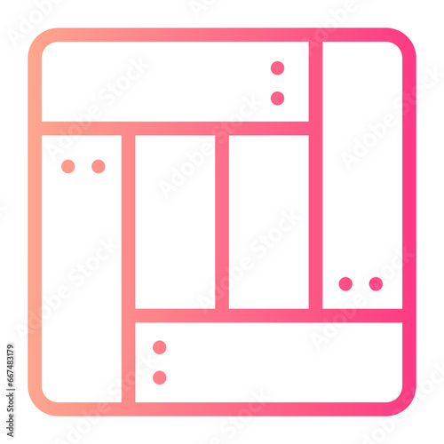 parquet gradient icon