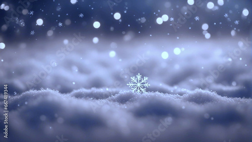 Christmas background with snowflakes. © saurav005