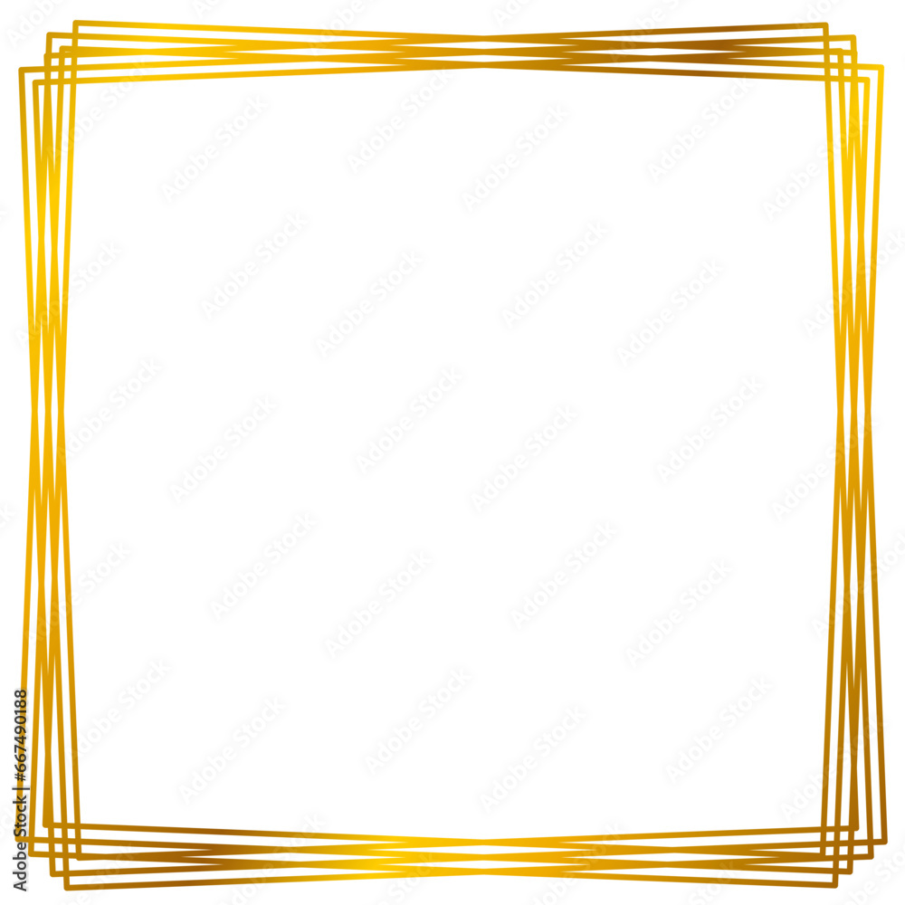 Golden square frame