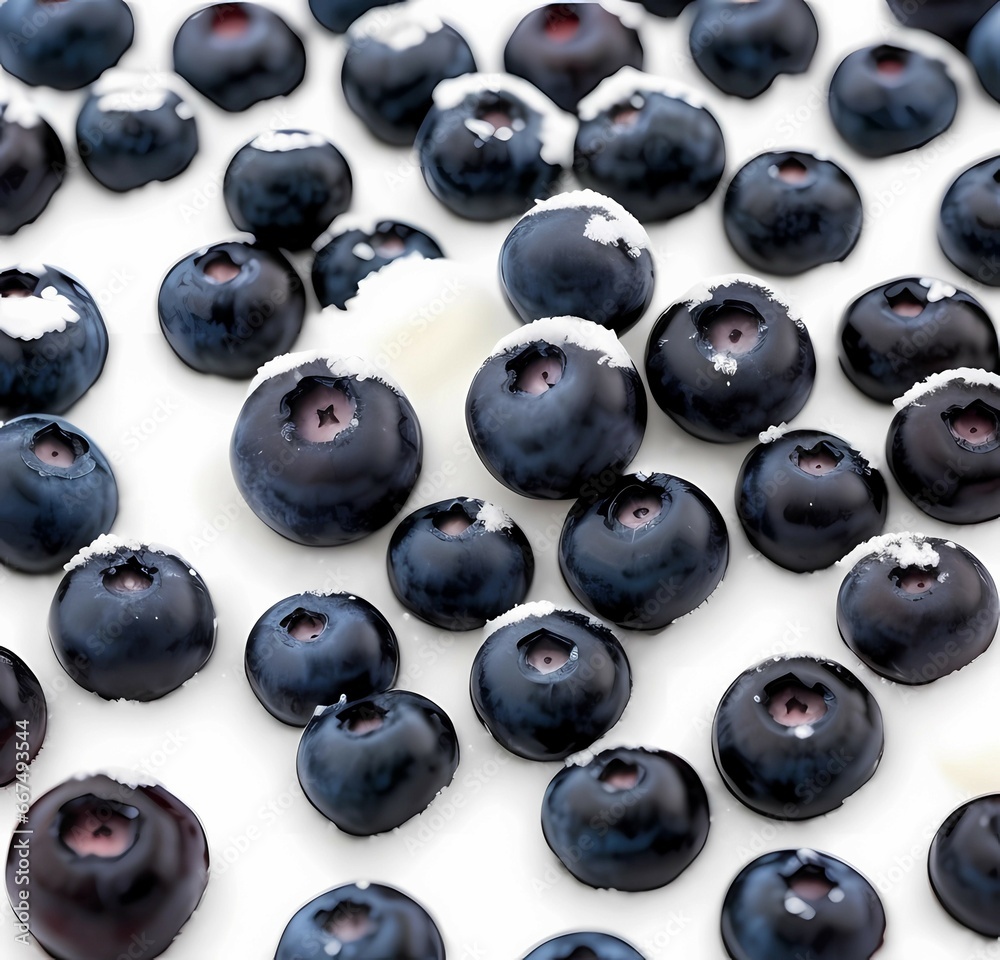blueberries on white background blueberries on white background
