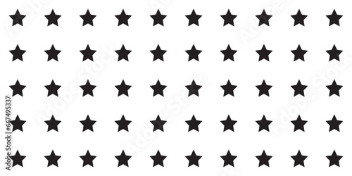 black star simple pattern background