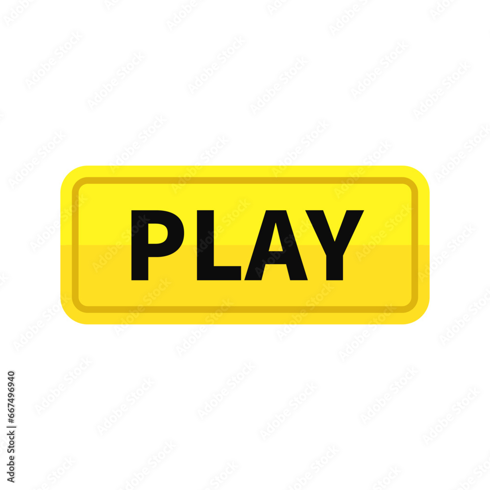 Play Button In Yellow Rectangle Shape For Website Advertising
Play Button In Yellow Rectangle Shape For Website Advertising