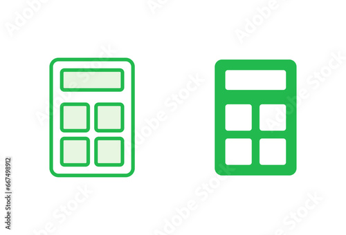 Calculator icon set. Accounting calculator icon. calculator vector
