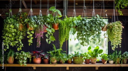 a Variety of Hanging Plants at the Plant Depot,