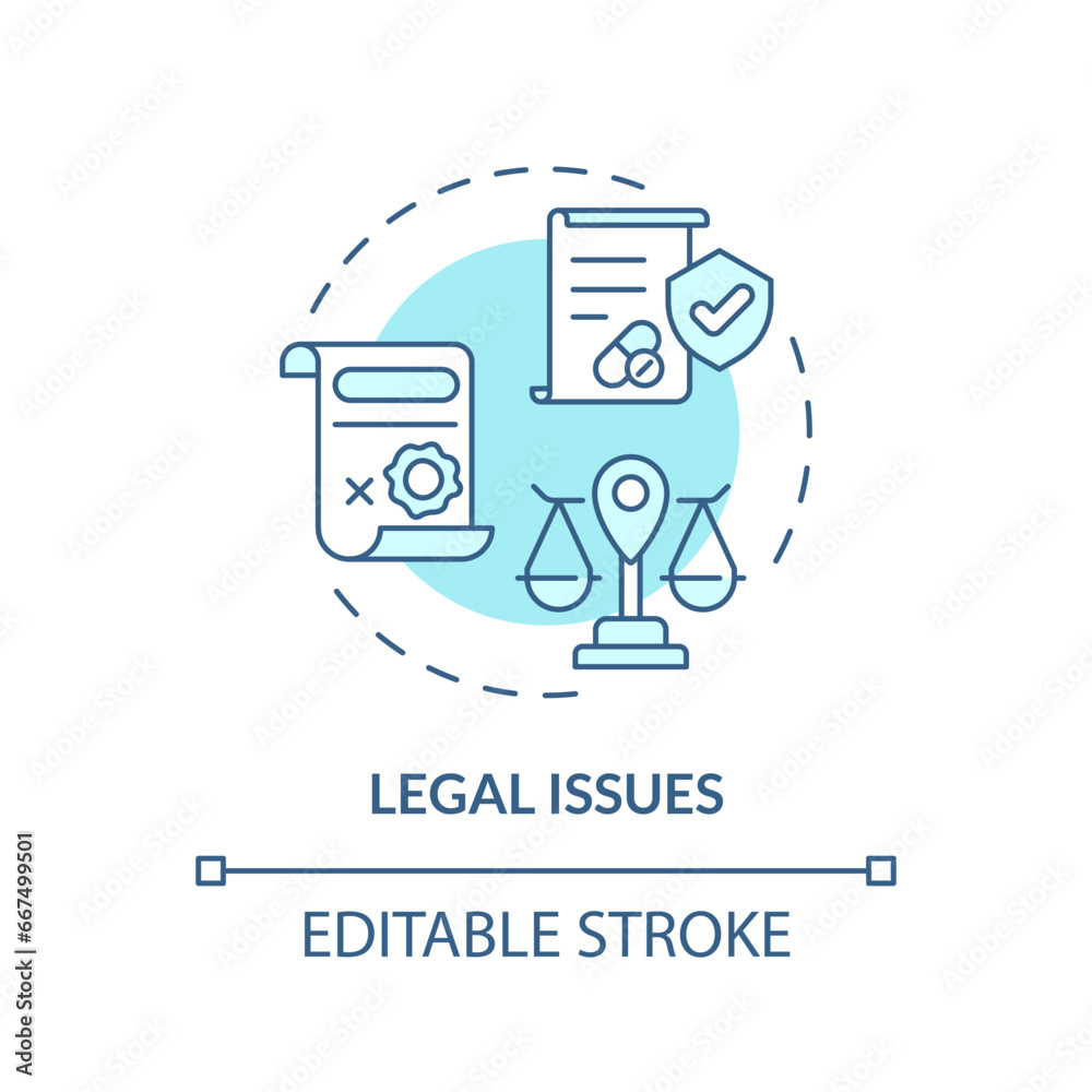 2D editable blue legal issues icon, simple isolated monochromatic vector, medical tourism thin line illustration. 2D editable blue legal issues icon, simple isolated monochromatic vector, medical tourism thin line illustration.