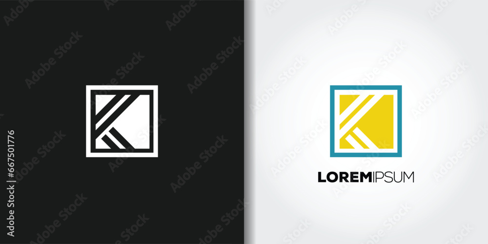 square letter k logo square letter k logo