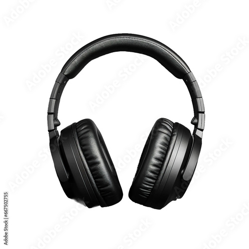 Active noise headphones, PNG file, Transparent Background 